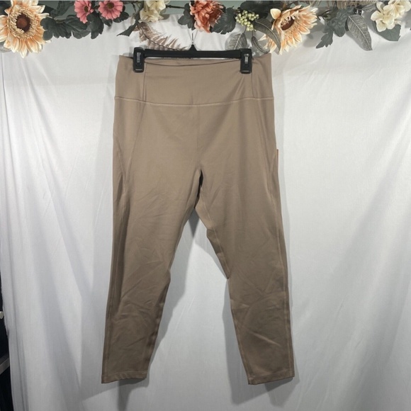 NWT Girlfriend Collective [ XXL ] High‎ Waist 7/8 Leggings in Limestone - Picture 8 of 12